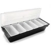 Paderno Spice container, 50x16x9 cm with 6 containers 450 ml in set