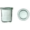 Weck Mini-Sturz stiklainis su dangteliu, 140 ml – 12 vnt. pakuotė