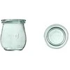 Jar, 220 ml, with lid, Tulip, 12 pcs