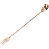 Bar Up BAR PROFESSIONAL Barmeno šaukštas su šakute, 40 cm ilgio, varinis