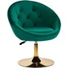 Activeshop Pasukamas fotelis 4Rico QS-BL12G Velvet Žalias