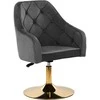 Activeshop Pasukamas fotelis 4Rico QS-BL14G Velvet Pilkas