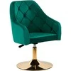 Activeshop Pasukamas fotelis 4Rico QS-BL14G Velvet Žalias