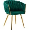 Activeshop Fotelis 4Rico QS-GW06G Velvet Žalias