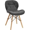 Activeshop Kėdė 4Rico QS-186 Scandi Velvet Pilkas