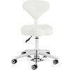 Activeshop Kosmetologinė meistro kėdutė AZZURRO BUMP-UP Baltas