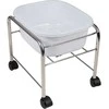 Activeshop Pedikiūro vonelė PEDICURE TRAY CHROME