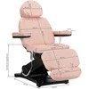 Activeshop Kosmetologinis krėslas SILLON CLASSIC 3 MOTOR ELECTRIC Rožinis