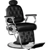 Activeshop Kirpyklos kėdė Barber Chair Gabbiano Francesco Chrome Juodas
