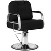 Activeshop Kirpyklos kėdė HAIRDRESSING CHAIR BARBER RUFO Juodas