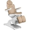 Activeshop Kosmetologinis krėslas AZZURRO 870 PEDI ELECTRIC 3 MOTOR Cappuccino