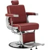 Activeshop Barberio kėdė Gabbiano Visionerio raudona su chromo rėmu
