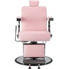 Activeshop Rožinė Kirpyklos barberio kėdė Gabbiano Visionerio Rožinė and Chrome