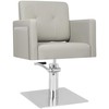 Activeshop Kirpyklos kėdė GABBIANO PROFESSIONAL HAIRDRESSING CHAIR BERGAMO Pilkas