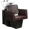 Activeshop Kirpyklos plautuvė GABBIANO PROFESSIONAL HAIRWASHER CHAIR ANKARA Juodas BASE BROWN SEAT
