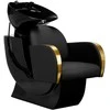 Activeshop Kirpyklos plautuvė GABBIANO PROFESSIONAL HAIRWASHER MALAGA GOLD Juodas
