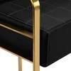 Activeshop Gabbio Avila laukiamojo sofa, aukso ir juodos spalvos