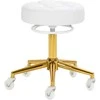 Activeshop Kosmetologinė meistro kėdutė Gabbiano D054G Gold and Baltas