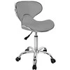 Activeshop Kosmetologinė meistro kėdutė Gabbiano Q-4599 Pilkas