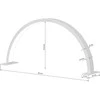 Activeshop Kosmetologinė LED lempa manikiūrui GLOW ARCHE II Gray