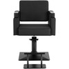 Activeshop Kirpėjo kėdė Hair System Duplex Noir juoda