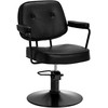 Activeshop Kirpėjo kėdė Hair System Tru Noir juoda