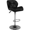 Activeshop Baro kėdė BELISSIMO ECO LEATHER CHROME Juodas