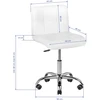 Activeshop Kosmetologinė meistro kėdutė COSMETIC CHAIR Baltas