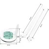 Activeshop Kosmetologinė LED lempa su lupa ELEGANTE 60LED 5D 5/10W ADJUSTABLE Baltas