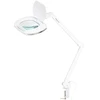 Activeshop Kosmetologinė LED lempa su lupa ir stalviršio spaustuvu Elegante 6030 3D, balta