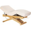 Activeshop Kosmetinė SPA lova „Sillon Siesta“ kreminės ir rudos spalvos