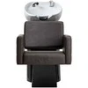Activeshop Kirpyklos plautuvė GABBIANO PROFESSIONAL HAIRWASHER CHAIR ANKARA Juodas BASE BROWN SEAT