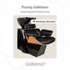 Activeshop Kirpyklos plautuvė GABBIANO PROFESSIONAL HAIRWASHER FLORENCE BELLA Juodas