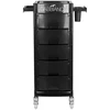 Activeshop Kirpėjo vežimėlis GABBIANO HAIRDRESSER HELPER FT65-A Juodas