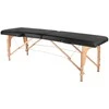 Activeshop Sulankstomas masažo stalas Wood Comfort, juodas