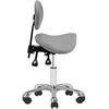 Activeshop Kosmetologinė meistro kėdutė COSMETIC STOOL GIOVANNI Pilkas