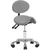 Activeshop Kosmetologinė meistro kėdutė COSMETIC STOOL GIOVANNI Pilkas