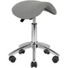 Activeshop Kosmetologinė meistro kėdutė STOOL BEAUTY ROUND Pilkas