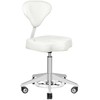 Activeshop Kosmetologinė meistro kėdutė AZZURRO BUMP-UP Baltas