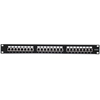 NETRACK 104-07 patch panel 19inch 24-jungtys kat. 6 FTP su lentyna