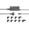 Nešiojamojo kompiuterio maitinimo adapteris Manhattan MANHATTAN Nešiojamas kompiuteris-įkroviklis 65W AC 9 Stecker