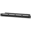 Intellinet 721035 Patch Panel Rack 19" 1U 24 porty RJ45 Cat6 UTP