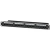 Intellinet 721035 Patch Panel Rack 19" 1U 24 porty RJ45 Cat6 UTP