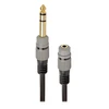 GEMBIRD A-63M35F-0.2M 6.35mm to 3.5mm audio adapter 0.2m juodas