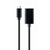 GEMBIRD USB Type-C į DisplayPort adapterio laidas 4K 15cm juodas