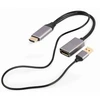 GEMBIRD Active 4K HDMI male to DisplayPort moteriškas adapteris juodas