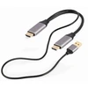GEMBIRD Active 4K HDMI kištukas su DisplayPort kištuku adapterio kabelis 2m juodas