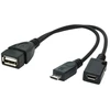 GEMBIRD A-OTG-AFBM-04 cable USB OTG AF to micro BM + micro BF 0.15 m