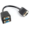 LANBERG AD-0020-BK adapter VGA->VGA x2 20cm