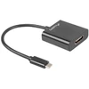 LANBERG AD-UC-HD-01 adapteris USB TYPE-C M -HDMI F 15cm Juodas